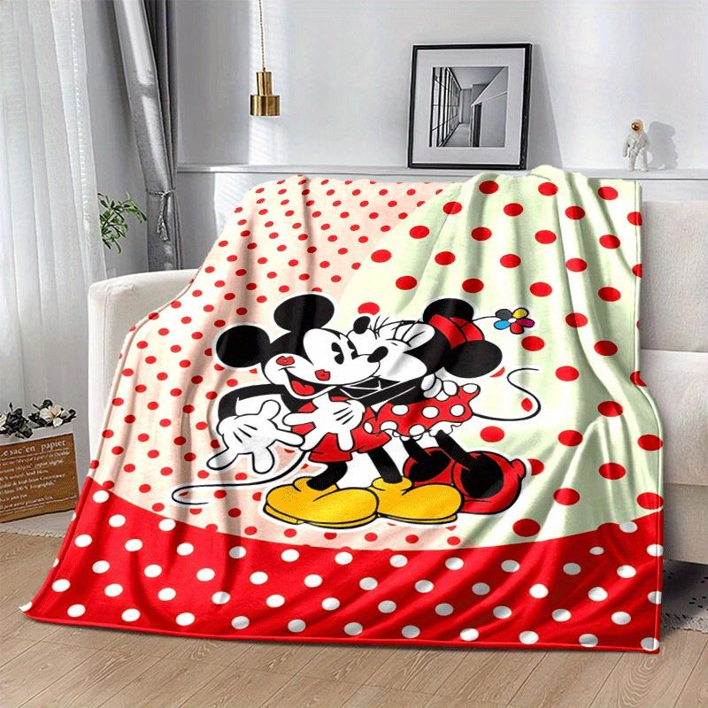 1pc Mickey Printing Blanket - Soft, All-Season Throw for Living Room, Bedroom,Personalized Gift with Adorable Cartoon Design