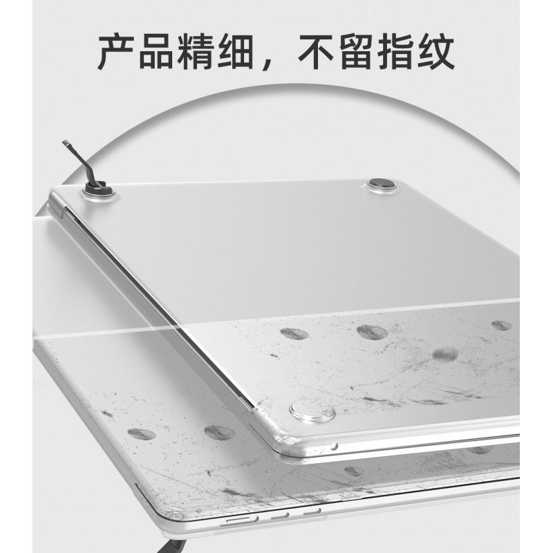 Slim PC Case With Kickstand MacBook Air Pro Neo M5 Chip Laptops Matte Finish Transparent Black White