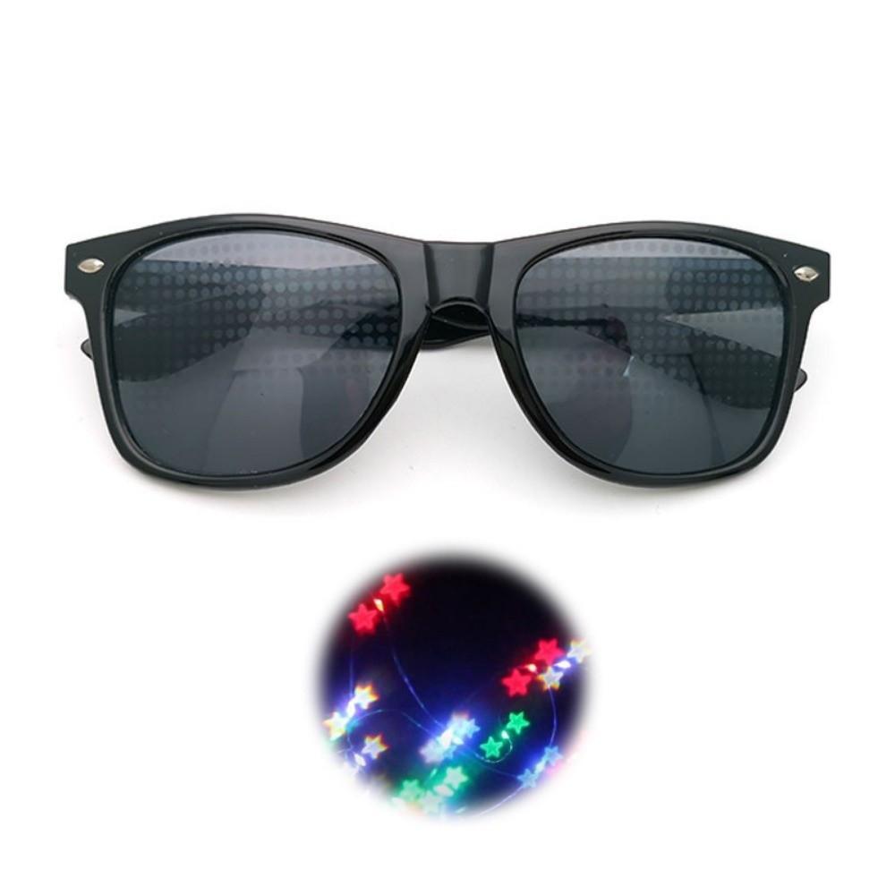 Unique Diffraction Glasses Light Refraction 3D Prism Effect Glasses Prism Glasses Concert Gear