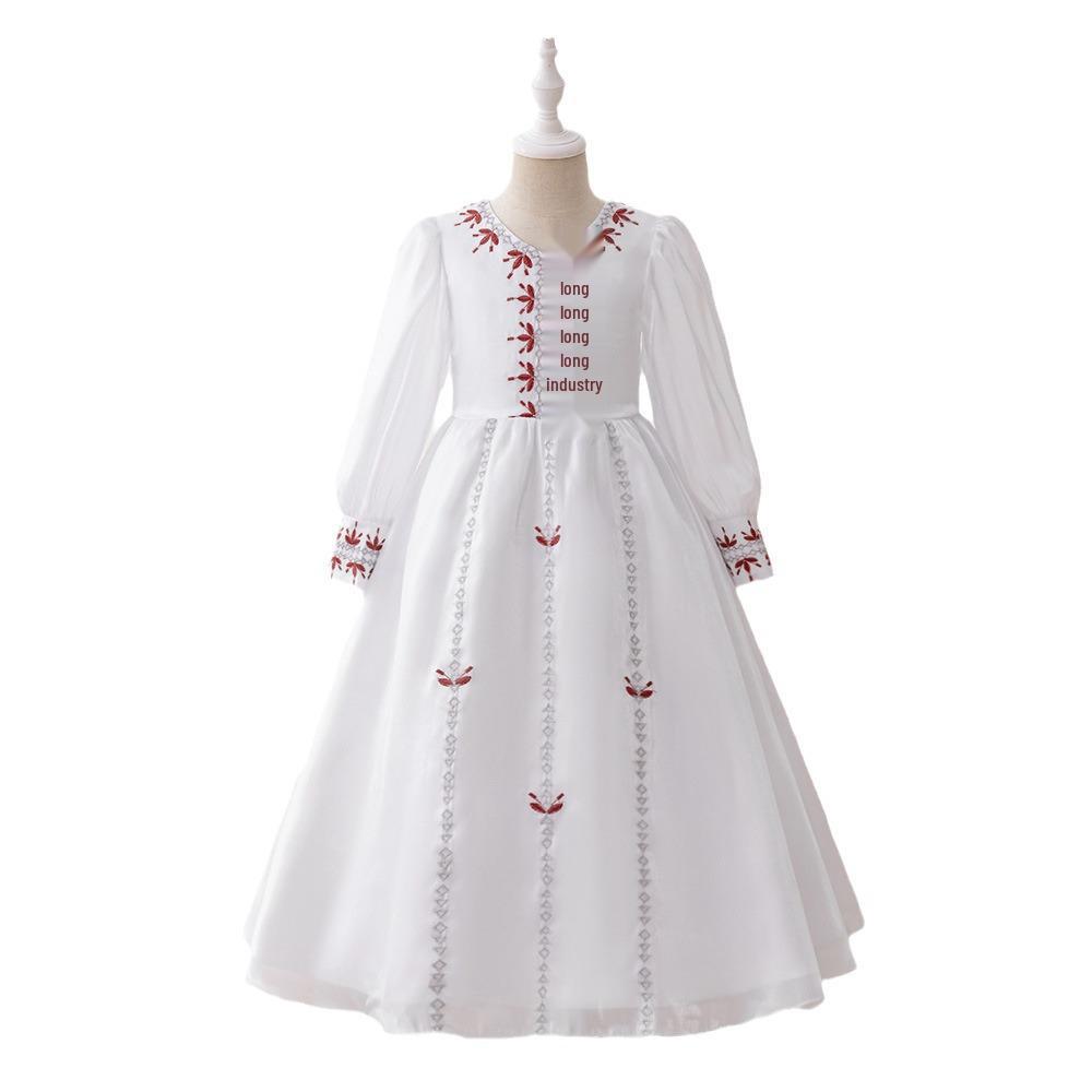 Haftowana Dzianinowa Muzułmańska Suknia Bankietowa na Rynek Bliskowschodni