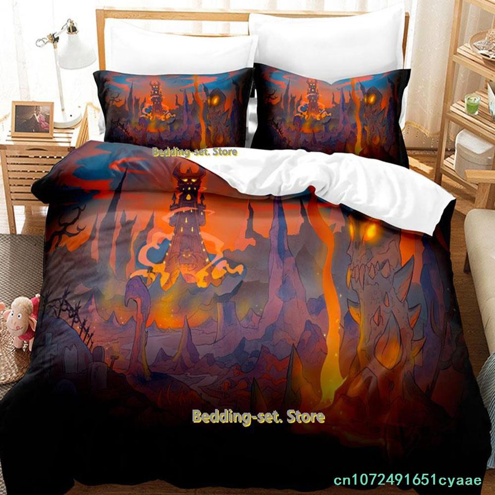 New Kingdom Rush Bedding Set Single Twin Full Queen King Size Bed Set Adult Kid Bedroom Duvetcover Sets Anime Parure De Lit Bed