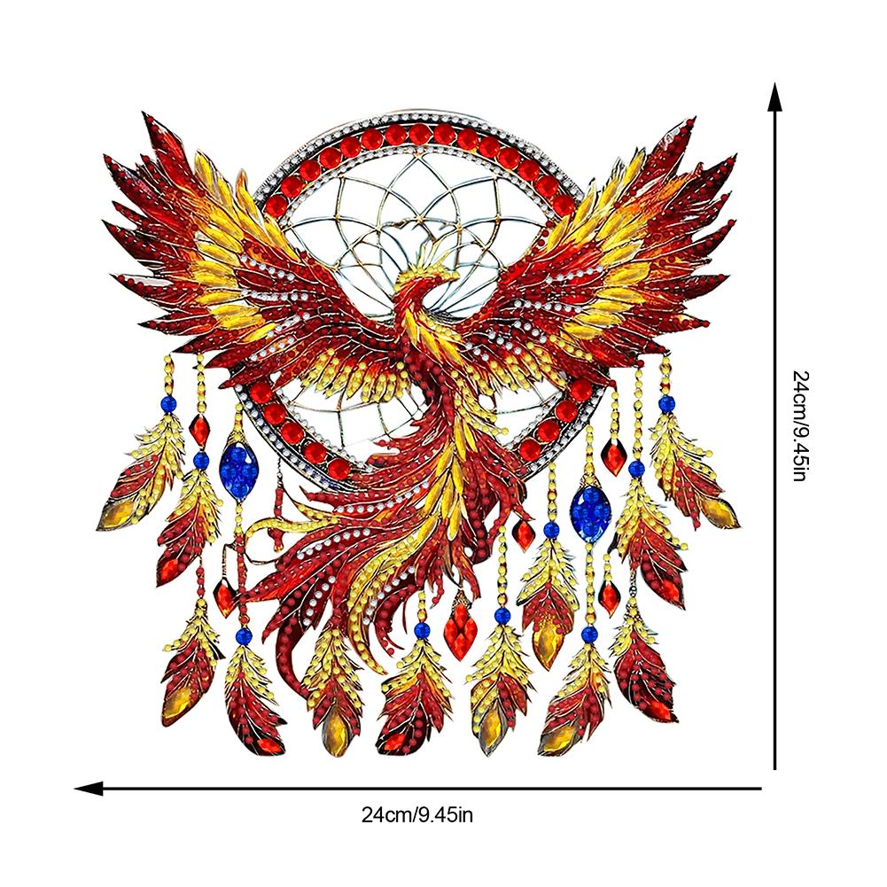 Pióro Łapacz Snów Cyrkonie Diamentowe Wisiorki Diamentowa Mozaika Ozdoby Diamentowa Mozaika Wiszący Wisiorek do Rękodzieła Artystycznego
