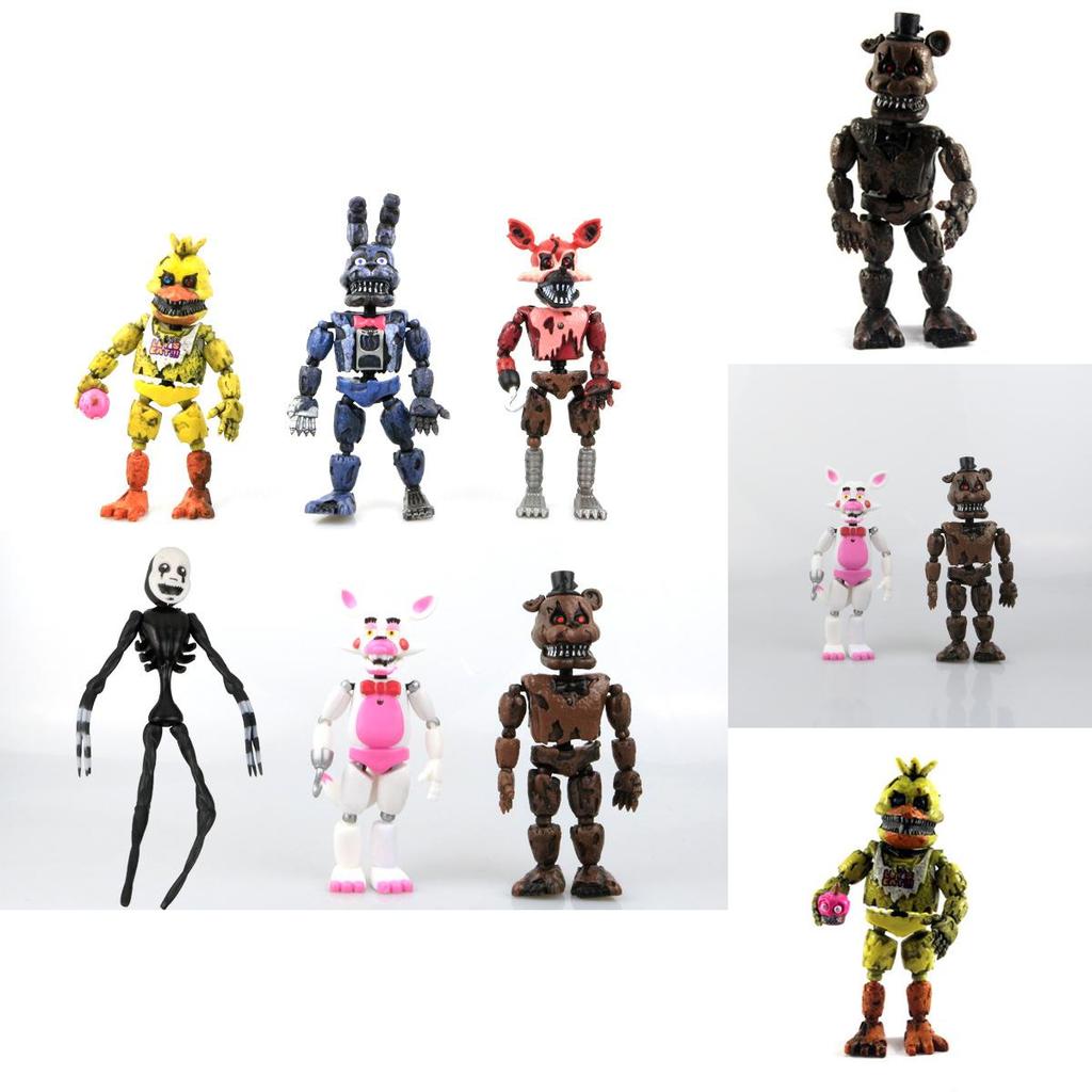 Charming 19cm Fnaf Five Nights At Freddy's 6pcs Collectible Figures For Children