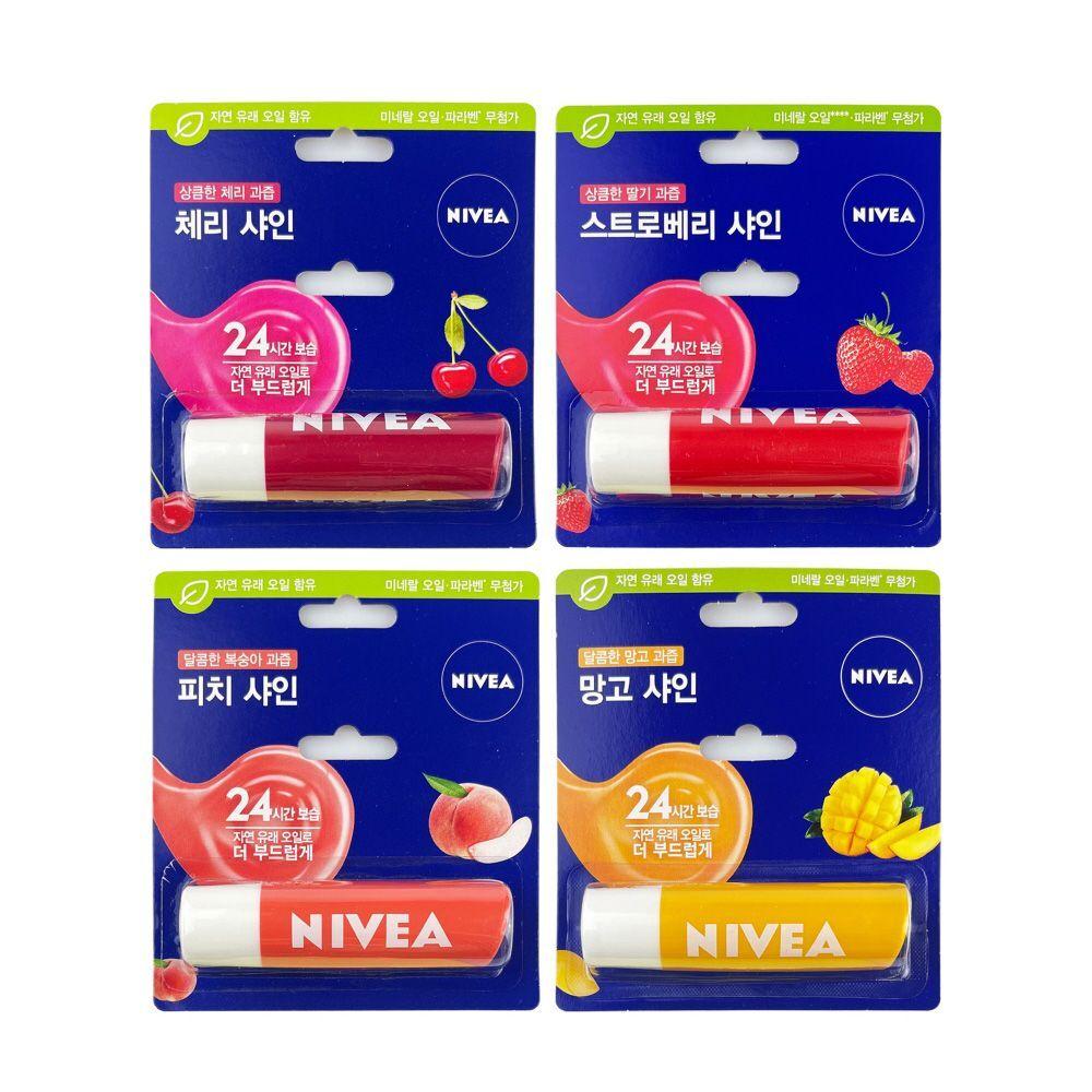 

NIVEA HWXSILHU Lip Care 4 types of fruit scents (optional) -O 02-Strawberry Shine
