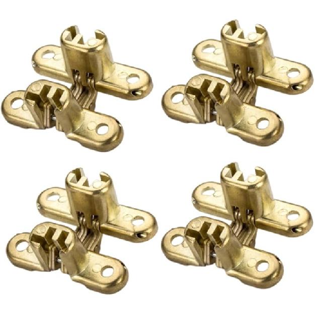 

Утолщенный бесшумный комплект петель, скрытая петля из цинкового сплава, бесшумная дверная петля для элитных клубов и отелей 4.17*3.3cm