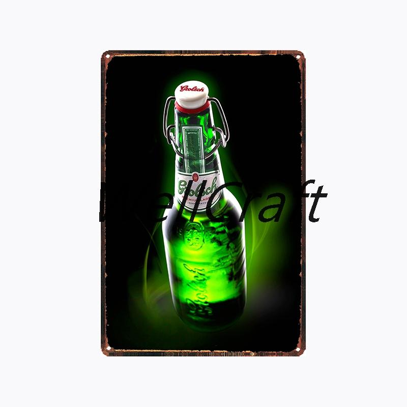 

[ WellCraft ] Grolsch Metal Tin sign Vintage Wall Plaque Decor WX-51-1 20x30cm（7.8x11.8inch）