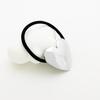 U-Shaped Minimalist Alloy Hair Tie with Bright Finish for Ponytails - European & American Style