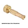 3pcs Solid Brass Adjustable Twist Nozzle Female Thread End Garden Hose Sprayer  Garden Watering