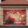 Heart Background Romantic Valentine Party Banner Romantic Love Banner Floral Design Heart Themed Banner For Anniversary