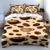 Brewing Cozy Coffee Dreams! Bedding Sets Duvet Covers Pillowcases(1* Duvet Cover 2* Pillowcases Without Duvet Insert)