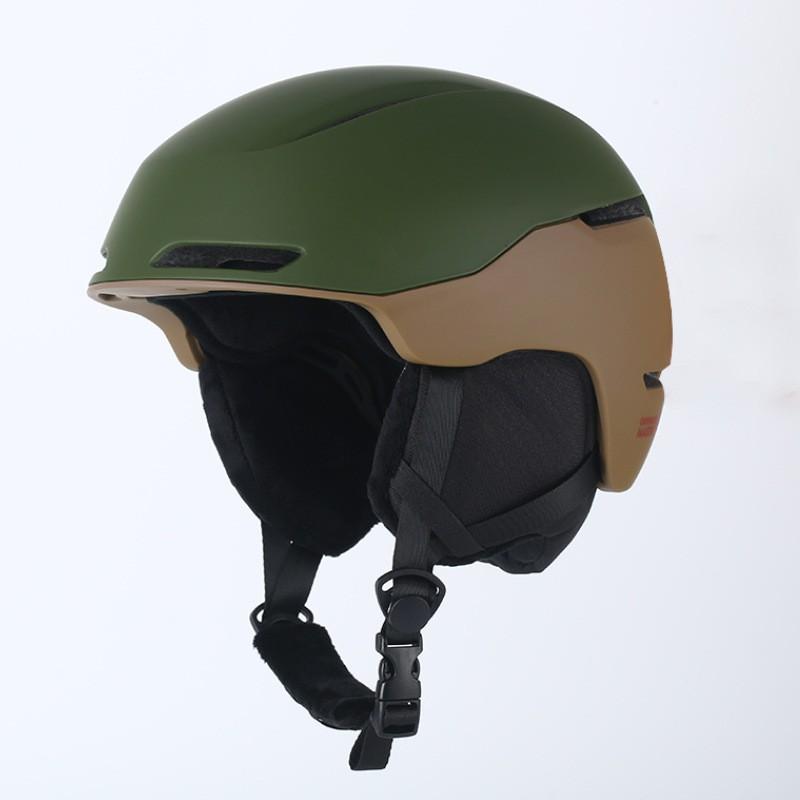 Dual-Shell Premium Integrated Ski Helmet Adults Unisex Snowboarding Ice Skating Safety Headgear