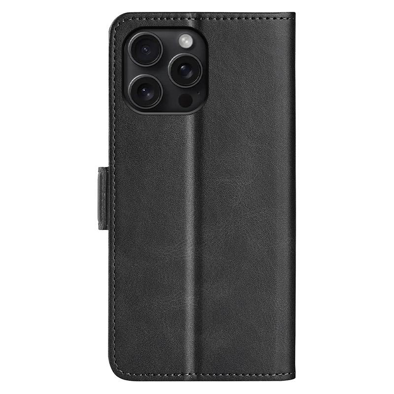For iPhone 16 Pro Max Case Folio Flip Leather Wallet Stand Phone Cover