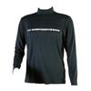 SAFS Mock Neck Long Sleeve Golf Thermal Cool To the Size M Men's Shirt, Quick-Drying, Innerwear, Touch, Sports, Casual, Black,