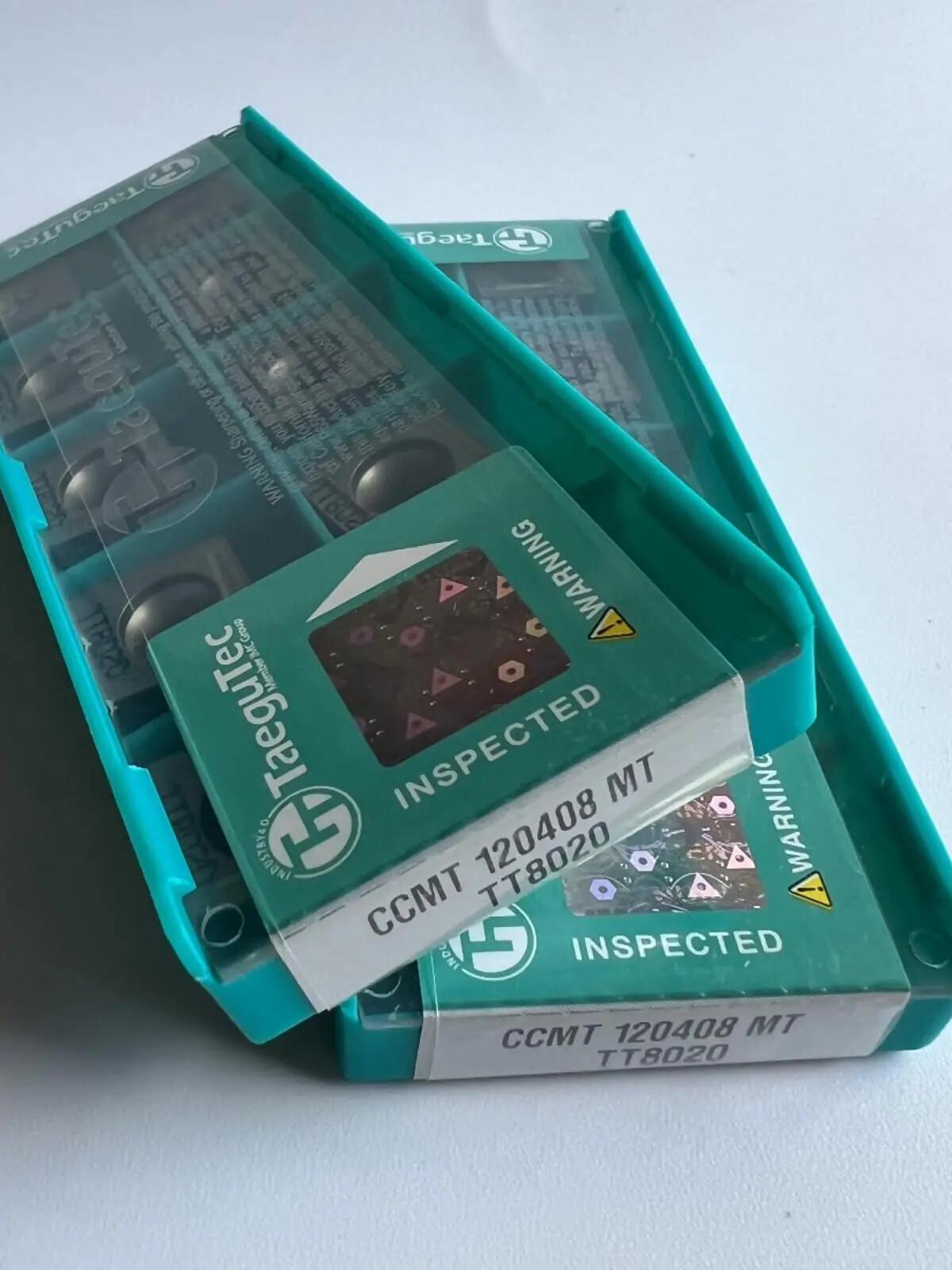 

TaeguTec / CCMT120408MT TT8020 /Original genuine CNC alloy blade 10 PCS