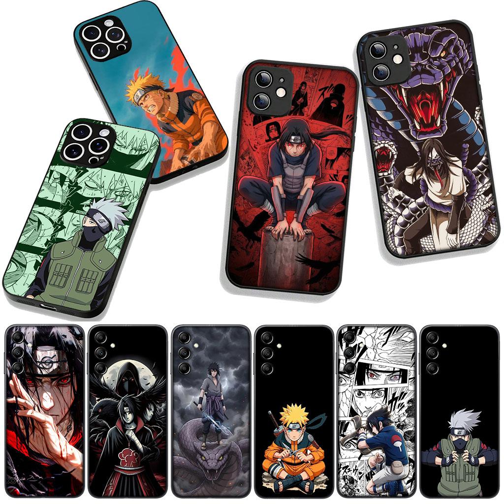 Itachi Akatsuki Sasuke Kakashi Narutos Case for Samsung Galaxy A36 A17 A26 A07 A35 A54 A53 A13 A33 A34 S8 S9 S20 S21 FE S10 Plus