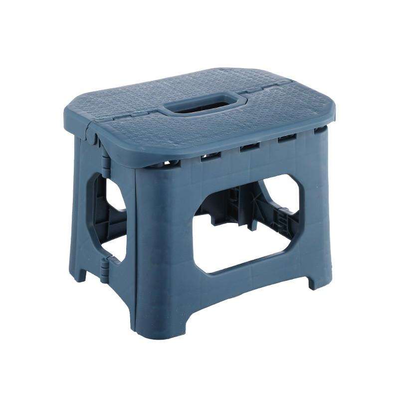 Portable Folding Plastic Stool Outdoor Camping Picnic Travel Kids Use Compact Stackable Modern Minimalist Design