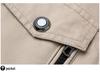 Men's Washed Cotton Stand Collar Jacket - Youth Style Outerwear