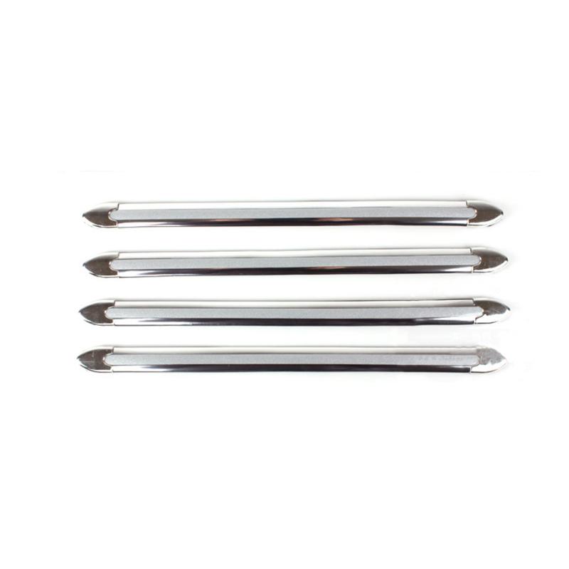 

4pcs Car Suv Edge Anti-collision Strip Bumper Protector Protective Guard Bar Anti-rub Bumper Strip 4pcs срібний