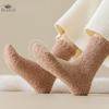 Coral Fleece Socks Autumn and Winter Women's Mid-calf Socks Non-shedding Fleece-lined Warm Sleep Socks Floor Socks