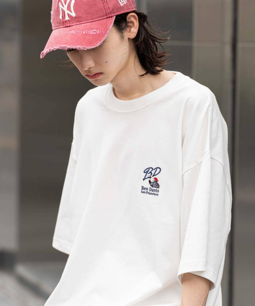 WEGO Short Sleeve by Cool Touch with Summer Size White Men's T-Shirt, Custom-Made BENDAVIS, One-Point Design, Clothing, Gift, M,