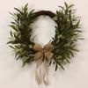 Bow Ribbon Easter Eggs Wreath Easter Eggs Garland Door Ornaments Wall Decor Happy 2025 Easter Day Decor For Home Kids Favor