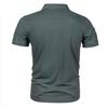 Summer Men's Short Sleeved Polo Shirt Patchwork Casual Lapel Short Sleeved T-shirt