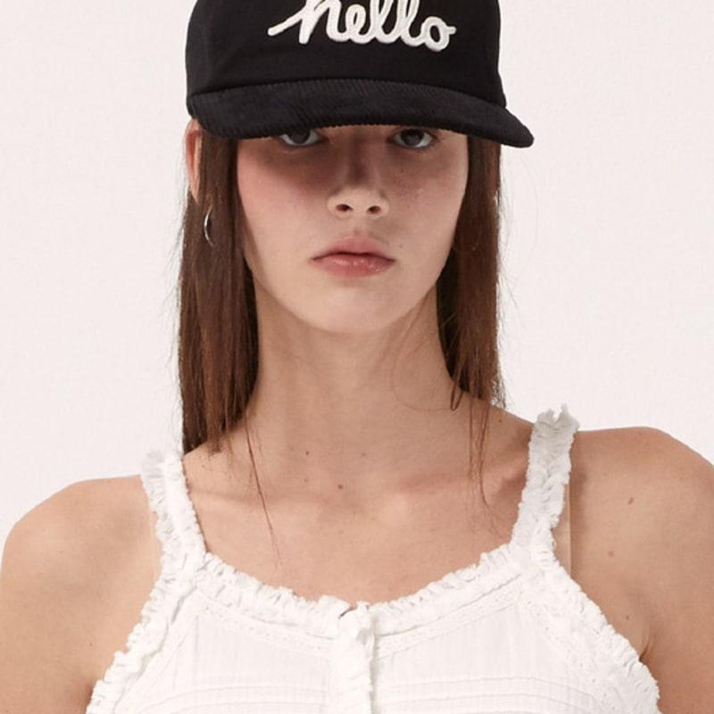 DISCHORDSOUND PARODY HELLO BALL CAP [BLACK]
