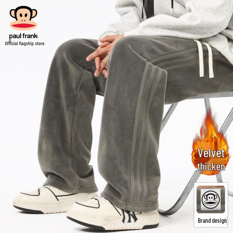 Paul Frank Men s Fleece-Lined Straight-Leg Casual Pants L