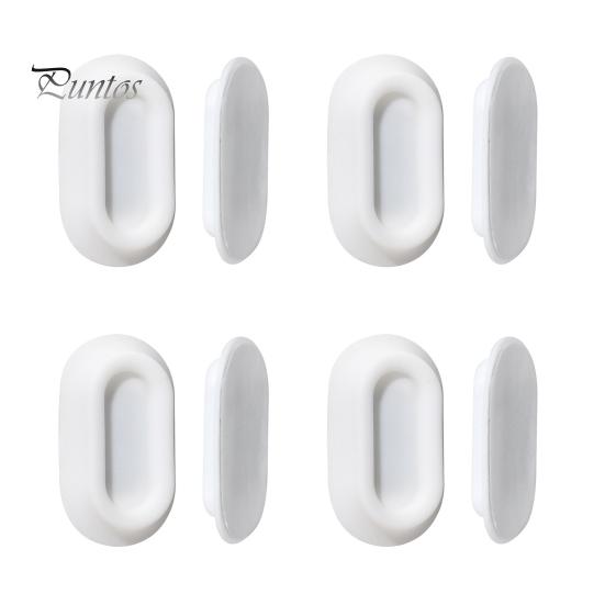 

4 пары магнитных держателей для пультов дистанционного управления, легко устанавливаемых, самоклеящихся, настенных, держателей для пультов дистанционного управления белый