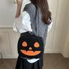 Halloween Pumpkin Bag Funny Ghost Crossbody Bag Women's Shoulder Bag