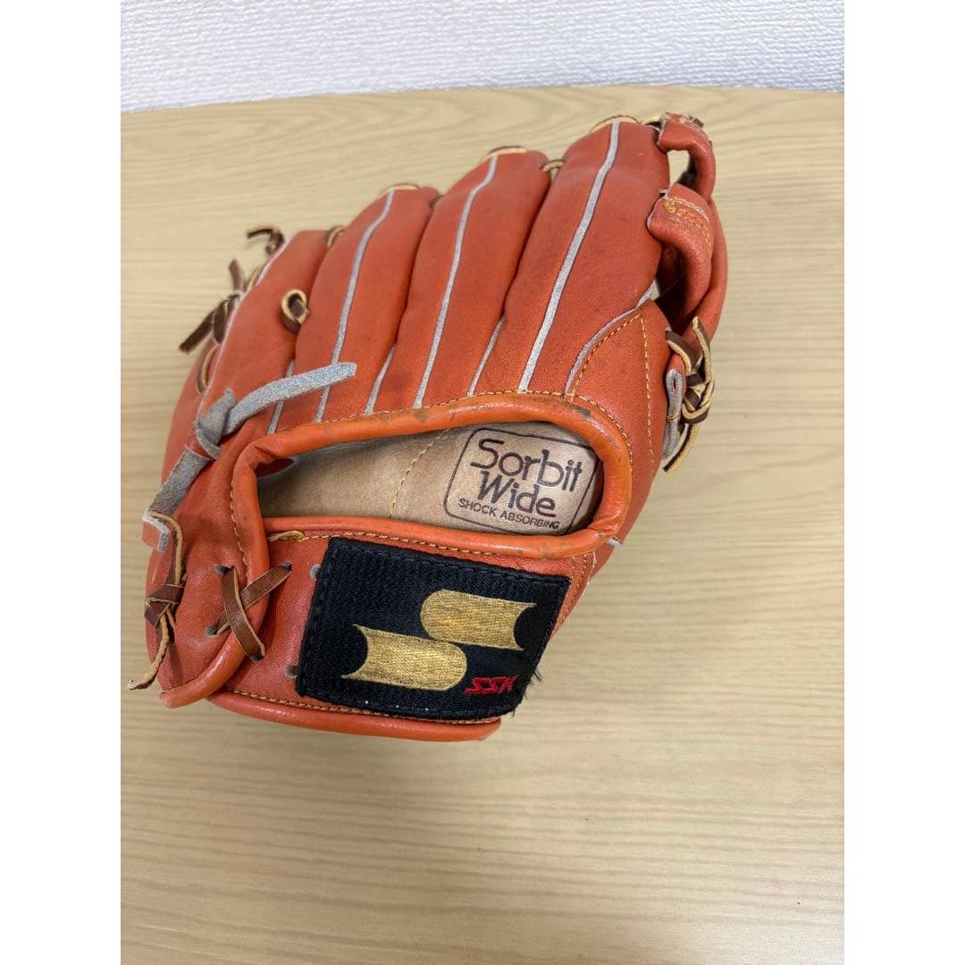 Used SSK DRG-153 Boys Softball Glove Made in Japan Orange Actual Measurement Approximately 28cm Baseball