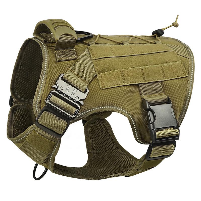 High Quality Durable Set Pet Tactical Sport Harness Padded for Comfort Heavy Duty Leash Included
