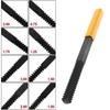 Metric Thread Repair File Black Oxide Coating 0.75-3mm Pitch Clean Damaged Threads DIY Hand Tools Metal Hardware