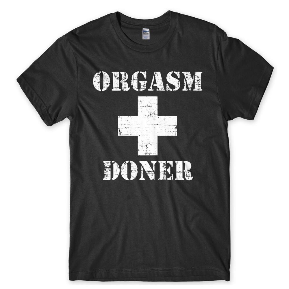Orgasm Donor Mens Funny Unisex T-Shirt S
