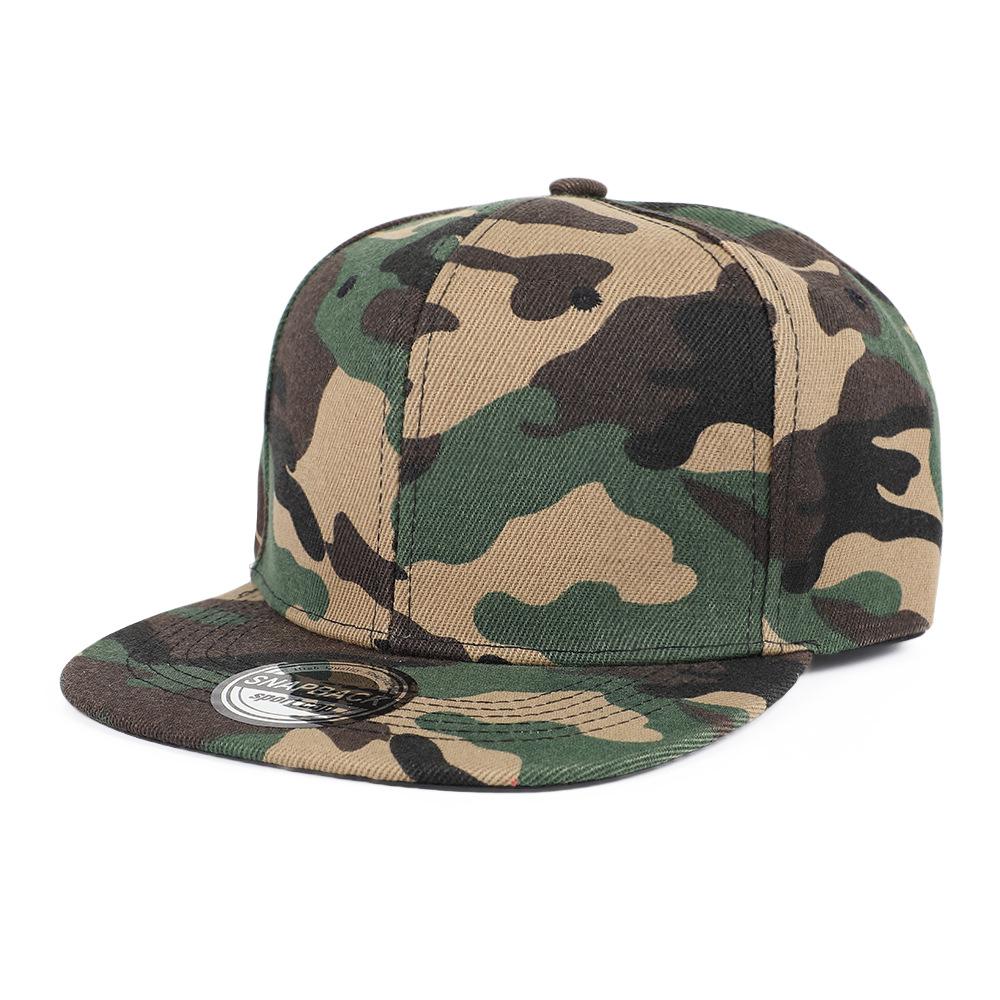 Spring/Summer Trendy Unisex Polyester Flat Brim Hat with Embroidered Logo - European & American Style