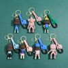 Stranger Things Keychain Cartoon Carnivorous Plant Keyring Backpack Hanging Decoration Party Gift For Daily Use