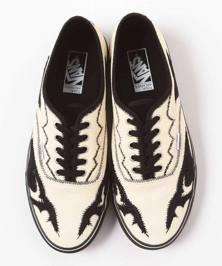 TC32-AJ520 TOGA × Vans Authentic White Black (with Socks Pair Set)