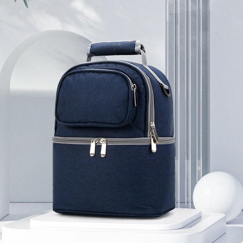 Mommy Bag Milk Storage Breast Pump Maternity Cooler Double Layer Insulation  Fresh Keeping Baby Food Backpack Feeding Bottle