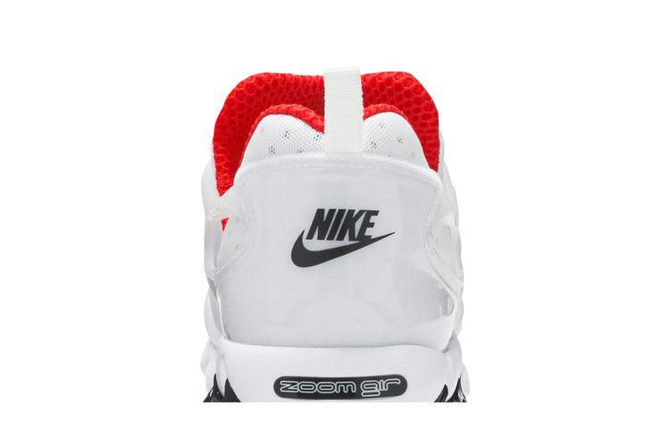 Herren Sneaker Nike Air Kukini Spiridon Cage 2 Stussy Weiß Weiß/Schwarz-Habanero Rot
