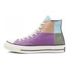 Chuck 70 Hi Quad Ripstop Confortável e Estiloso Respirável e Leve Cano Alto Lona Unissex Azul e Roxo
