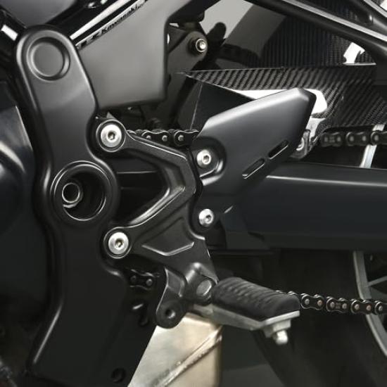 

Z900RS ABS Heel Left and Right Footpegs and Footrests for Z900RS CAFE 2019 2020 2021 2022 2023 2018-2024 Plates, Set, (Matte Black) чёрный