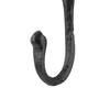 1/5PCS Black Wall Mounted Chic Heart Shape Coat Hooks Key Holder Cast Iron