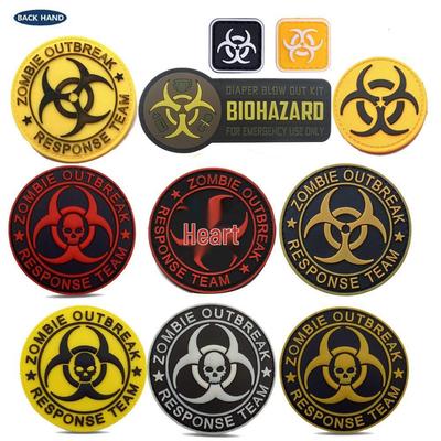 Resident Evil Series Skull Badge PVC Patch Armband