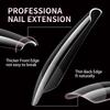 550PCS False Nail Tips Soft Gel Fingertip Semi-matte Capsules Almond French Coffin Full Cover Artificial Fake Nails Extension