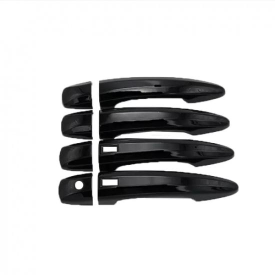 Bright black Car Front Door Handles Cover Trim For Nissan Rogue -2025