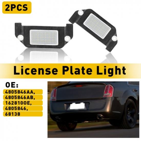 AUXITO 18LED License Plate Error Light Free For 2005-2014 Chrysler 300 300C 300S