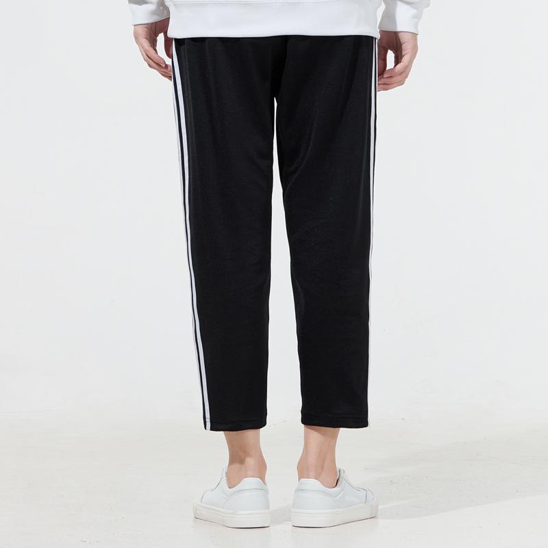 Adidas Originals Trefoil Casual Loose Running Pants Men Bottoms Black H09121