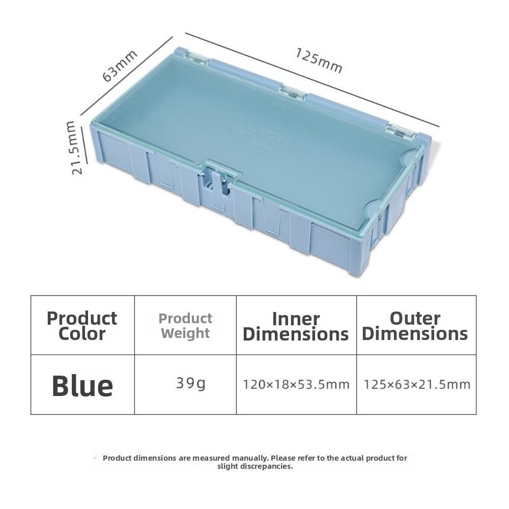 Stackable Electronic Component Storage Box Mini Resistance Storage Box  For DIY Electronics