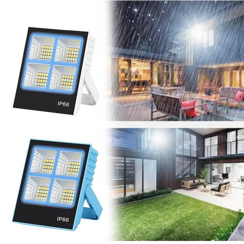 Led Charged Solar Outdoor Floodlight Bright Waterproof Magnetic Light Camping