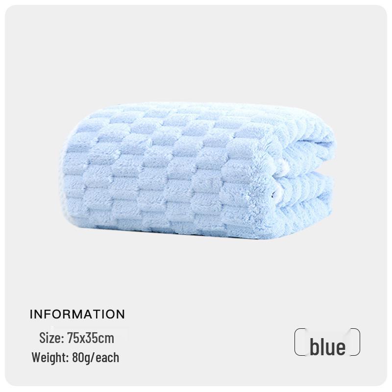 Quick-Dry Coral Fleece Face Towels for Home Use - Absorbent, No Shedding, Pure Cotton Bath Towels for Couples, New 2025 Style
